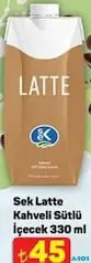 SEK LATTE KAHVELİ SÜTLÜ İÇECEK 330 ML SEK LATTE KAHVELİ SÜTLÜ İÇECEK 330 ML